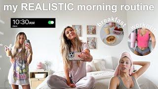 my *non aesthetic* morning routine | vlogging like we're on facetime