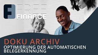 FreeFinance Tutorial - Doku-Archiv: Optimierung der automatischen Belegerkennung