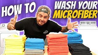 Best way to WASH MICROFIBER TOWELS | Microfiber Towels for Car