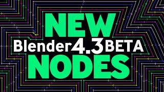 What's New in Geometry Nodes in Blender 4.3 BETA