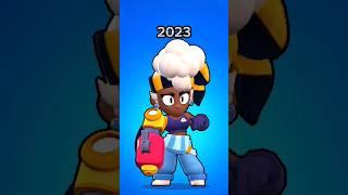 Brawl Stars All Brawlers 2023-2022-2021-2020-2019-2017 #shorts #brawlstars