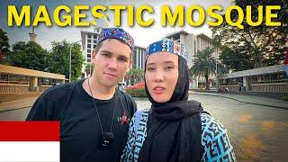 I Took My Non-Muslim Husband to The Biggest Mosque of SOUTHEAST Asia | Istiqlal Mosque, Jakarta 