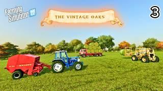 VINTAGE OAKS FS22 | Soybean Harvest & Baling Hay