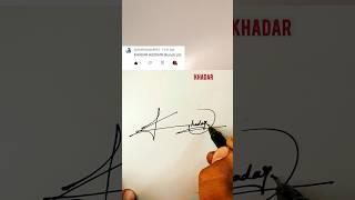 How to make Smart Signature -K️#shorts#shortfeed#signature#viralshort