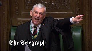 Speaker Sir Lindsay Hoyle kicks out MPs in rowdy PMQs