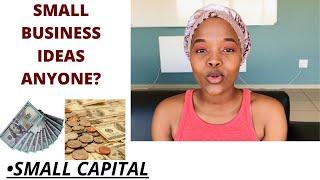 SMALL BUSINESS IDEAS TO START WITH SMALL CAPITAL|| SOUTH AFRICAN YOUTUBER