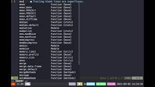 Analyzing data in the terminal with vim and byobu. Works for R, python, Stata, julia, and others.