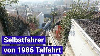 Selbstfahrer Streiff 1986 Talfahrt - private inclined lift Minusio Switzerland