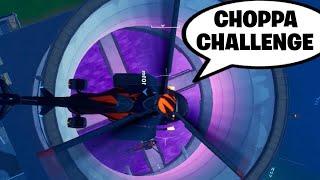 Fortnite Challenge: Land a Choppa at the Bottom of Steamy Stacks