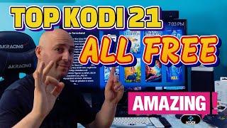 Top Kodi 21 for Android tv and Fire tv All For Free 2024