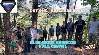 Broncos Off Road at the Blue Ridge Broncos Fall Crawl 2023 | Day 1 Trail Buzzards Roost