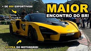 MAIS de 600 ESPORTIVOS no MAIOR ENCONTRO de CARROS ESPORTIVOS do BRASIL! #31PEA do Motorgrid!