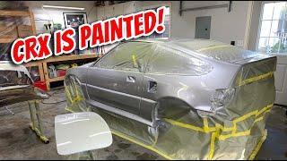 1989 CRX Rescue Part 19 - DIY Garage Paint Job!