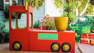 How To - Colin Ferguson's DIY Cardboard Train - Hallmark Channel