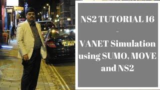 VANET Simulation using SUMO and MOVE - NS2 Tutorial # 16