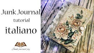 Junk Journal tutorial in italiano per principianti 2020 (rilegatura senza cucitura) | JJ#138