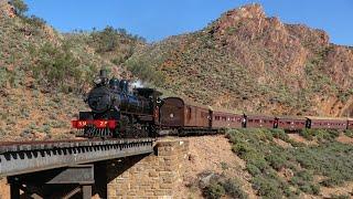 Pichi Richi Afghan Express NM-25 Steam Train. Pt Augusta to Quorn - 18th June 2022