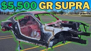 Completely Rebuilding My WRECKED GR Supra Chassis! - Crumpled Up Supra Rebuild Part 7