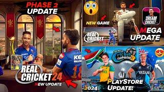 Real Cricket 24 2.0 Finally Update | WCC3- 3.0 Update | Dream Cricket 24 Update, Real Cricket Swipe