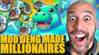 Moo Deng Meme Coin Millionaire, Turned $200 - $1 Million.