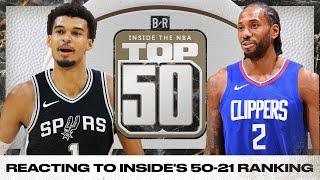 Reacting to Shaq, Chuck, and Kenny's 50-21 Player Rankings | Inside the NBA Top 50