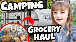 NEW Camping Grocery Haul and RV TOUR