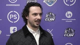 Post Game 06/12/24 vs Manchester Storm - Robert Lachowicz