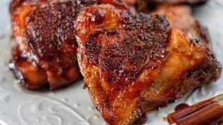 THE BEST OVEN BAKED BBQ CHICKEN RECIPE! | SERIOUSLY IT'S BOMB!