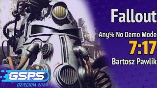 GSPS Dzieciom 2024 - Fallout [Any% No Demo Mode] - Bartosz Pawlik