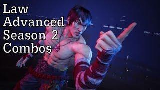 Tekken 8 Law Advanced Season 2 Combos