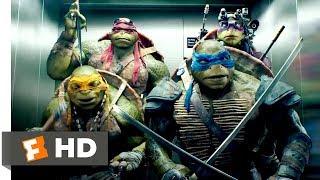 Teenage Mutant Ninja Turtles (2014) - Elevator Freestyle Scene (8/10) | Movieclips