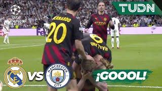 ¡INALCANZABLE! GOLAZO de De Bruyne | Real Madrid 1-1 Man City |UEFA Champions League 2022/23 Semis