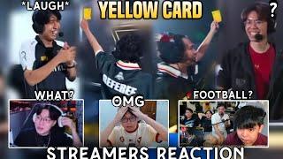 STREAMERS REACTION to SRG and VAMOS getting a YELLOW CARD🟨 from the MARSHALL...