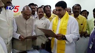 Nara Lokesh Takes Oath As MLC | TDP | AP | TV5 News