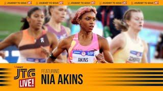 Interview with Nia Akins at the 2024 U.S. Olympic Team Trials — Track & Field