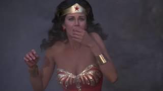 Lynda Carter's Wonder Woman Jumps On A Helicopter