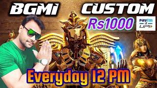 UNLIMITED CUSTOM ROOMS - BGMI LIVE - UC GIVEAWAY FOR ALL