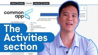 Approaching the Activities section | Common App