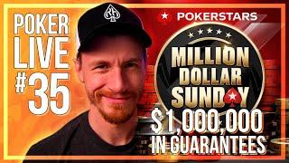 Million in Prizepools! | Million Dollar Sunday 2023 PokerStars Michigan | Online Poker Livestream 35