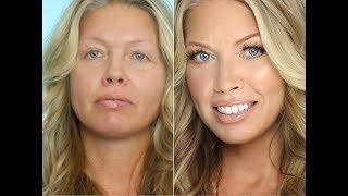 Transformation Makeup on Middle Aged/ Mature Skin | Julia Dantas + Crystal Andrus