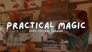 A cozy practical magic fall evening  Cottagecore, Slow Living, Countryside, Cozy Cottage