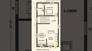  20x40 House Plan  #DreamHome #HomeGoals #RealEstate ##housedesign #homeplan #houseplan #shorts