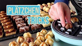 Geniale Weihnachtsplätzchen - einfach und schnell aus 1 Teig 9 Plätzchen