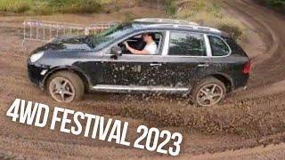 BRUTAL OFF-ROADING Porsche Cayenne @ 4WD festival 2023