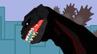 Godzilla vs Zilla and Dinosaurs cartoons battles compilation 2018 - DinoMania