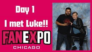 FAN EXPO Chicago Day 1 Vlog: I got to meet Luke Skywalker!