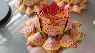 【传统莲花】敬神 祭拜 祖先 ‖ Origami Traditional Lotus