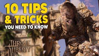 10 Tips and Tricks you need to know before playing Throne and Liberty