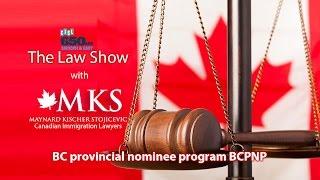 BC provincial nominee program BCPNP