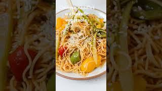 Chinese noodles with exotic vegetable #noodles #chowmein #food